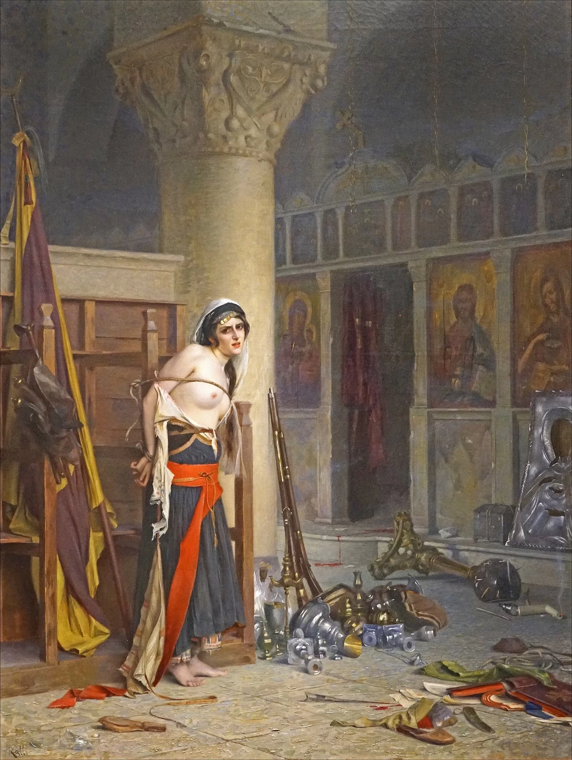 Theodoros Rallis - Il bottino, Museo del Louvre, Parigi
